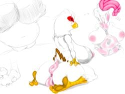 anthro avian bird breasts chicken female heartman98 vore