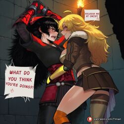 raven branwen from rwby by tillian