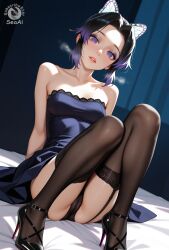 kochou shinobu from demon slayer by seacreator