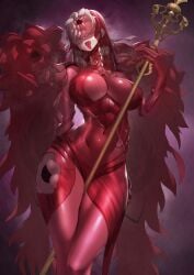 1girls big_breasts child_bearing_hips curves curvy elden_ring elden_ring_nightreign female female_only fromsoftware hips large_breasts monster monster_girl thin_waist weapon-bequeathed_harmonia