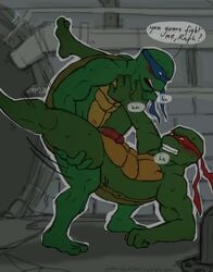 anal anal_sex anthro brothers duo incest leonardo male penetration penis raphael reptile scalie sibling teenage_mutant_ninja_turtles turtle turtle-sketches yaoi