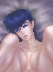 1boy diamond_is_unbreakable implied_sex jojo's_bizarre_adventure josuke_higashikata male male_only nude nude_male pov sex twink