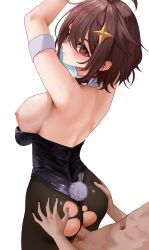 absurdres breasts bunnysuit female highres mana_(manasenshou) meica nipples