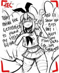 6boys bow camera femboy gay gay_denial girly joey joey_(krekk0v) kantai_collection krekk0v male male_only original_character partially_colored penis recording shimakaze_(kantai_collection) shimakaze_(kantai_collection)_(cosplay) sketch thick_thighs thighhighs trap