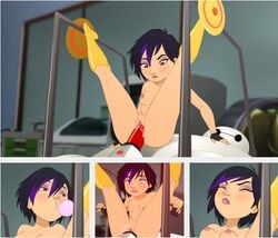 accurate_art_style asian baymax big_hero_6 boots disney female fingerless_gloves gogo_tomago human_penetrated legs_up marvel nipples nude purple_hair pussy red_penis reverse_cowgirl_position robot robot_on_human robot_penis sex sex_machine short_hair tagme two_tone_hair vaginal_penetration zone