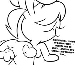 2025 anthro anus ass balls black_and_white black_eyes breasts canid canine canis dialogue digital_media_(artwork) domestic_dog duo english_text erection featureless_breasts female female_focus genitals hi_res jdone male male/female male_penetrating mammal monochrome ms._daim_(rude_rabit) nude penetration penis pussy rude_rabit sex simple_background tail text white_background
