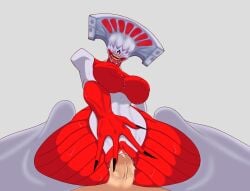 absurd_res bodily_fluids demon doom_(series) duo erection female genitals hi_res humanoid id_software male male/female microsoft monster monstrous_humanoid mrbroomstic_(artist) nipples nude penetration penis summoner_(doom)