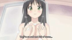 animated big_breasts blush breasts female green_eyes grope human kono_naka_ni_hitori_imouto_ga_iru!