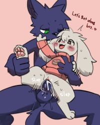 2025 4:5 absurd_res anthro anthro_on_anthro anthro_penetrated anthro_penetrating anthro_penetrating_anthro arm_tuft balls biped bite blue_balls blue_body blue_fur blue_penis blush bodily_fluids bottomless bottomless_anthro bottomless_female brown_eyes canid canine canis cave_story chair_position cheek_pinch cheek_tuft clothed clothing cum cum_in_vagina cum_inside dialogue digital_drawing_(artwork) digital_media_(artwork) digitigrade duo ear_bite ejaculation elbow_tuft english_text facial_tuft feet female female_penetrated from_behind_position front_view fur genital_fluids genitals green_eyes half-closed_eyes head_tuft heart_after_text hi_res hindpaw holding_leg interspecies kookie lagomorph larger_anthro larger_male male male/female male_penetrating male_penetrating_female mammal mimiga narrowed_eyes nifram_logan nude nude_anthro nude_male one_eye_closed one_leg_up paws penetration penile penile_penetration penis pink_background pizademokttero raised_leg sex simple_background size_difference slim slim_anthro slim_male smaller_anthro smaller_female smaller_penetrated sweat tail tan_body tan_fur text thrusting tuft vaginal_penetration wolf