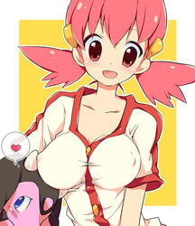 miltank nakamura_sandayo nintendo pink_hair pokemon tagme whitney_(pokemon)