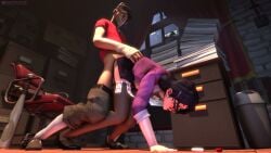 1boy 1boy1girl 1girls 3d animated clothed clothed_sex condom doggy_style fast_thrusts femsub from_behind from_behind_position glasses maledom messy_hair miss_pauling office_lady practically_nude rapetacular rough_sex scout_(team_fortress_2) short_video shorter_than_30_seconds skirt skirt_lift slapping_ass sound straight tagme team_fortress_2 vaginal_penetration video