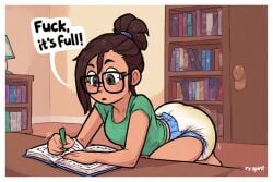 ai_generated diaper diaper_fetish soiling_diaper tagme
