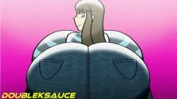 2026 2d animated big_breasts breasts cloe_(crysnickel) digital_drawing_(artwork) digital_media_(artwork) doubleksauce huge_ass huge_breasts hyper_ass jeans loop twerking