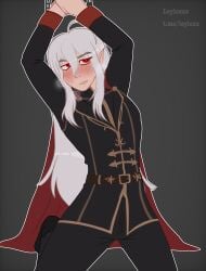 elf_ears long_hair long_hair_male male male_only old_breed old_breed_(soul_knight) red_eyes silver_hair soul_knight twink vampire vampire_(game) vampire_(soul_knight) vampire_boy vampire_costume