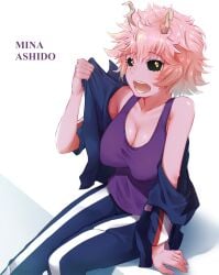 mina ashido from boku no hero academia by moruta (sunu-pio)