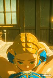 princess zelda from breath of the wild by lustboxai