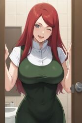 1girls ai_generated aindroidparanoid ass big_ass big_breasts big_butt breasts busty butt curvy cute fat_ass female female_only hair hi_res hips huge_ass huge_breasts human kushina_uzumaki large_ass large_breasts legs mature_female milf mommy narrow_waist naruto_(series) slim_waist tagme thick_ass thick_thighs uzumaki_kushina voluptuous waist wide_hips