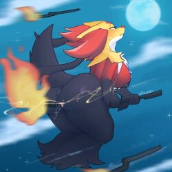 delphox from nintendo by aritafloppa