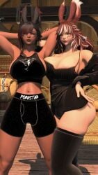 +nipples +nude -pussy -tagme 2girls 3d 3d_(artwork) ass beach bimbo bimbo_body booty breast_squeeze breasts dark-skinned_female fat_ass female female_focus final_fantasy_xiv free_use gpose_(ffxiv) huge_ass legs lesbian_couple light-skinned_female light_skin milf milf_body mommy mommy_kink oiled oiled_skin pawg plump_ass rabbit_girl reflection round_ass round_butt sexy_armpits sexy_body sexy_pose shiny_skin sluts stripper tall_female thick_ass thick_thighs tits_out video_games viera whore_of_light whores yuri