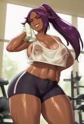 shihouin yoruichi from bleach by creamy ai