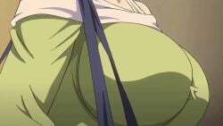1girls 2017 2d big_breasts bouncing_breasts breast_focus breasts close-up clothed clothing female female_focus female_only green_shirt head_out_of_frame hentai hentai_series highres huge_breasts impossible_clothes impossible_shirt indoors jitaku_keibiin large_breasts light_skin long_sleeves mature_female milf off-shoulder_shirt off_shoulder screencap screenshot shiny_skin shirt shouko_katsuragi solo solo_female solo_focus suzuki_mirano tight_clothing walking