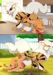 absurd_res anal anal_knotting anal_sex anal_wink animal_genitalia animal_penis anthro anthro_on_feral anthro_penetrated anus arcanine ass ass_to_ass balls black_sclera blush bodily_fluids canine_genitalia canine_penis cum cum_in_ass cum_inside digitigrade dragging duo ember_(elitetheespeon) erection eye_patch eyewear fan_character feral feral_penetrating feral_penetrating_anthro generation_1_pokemon genital_fluids genitals grass green_eyes gushoafterdark hi_res hiked_leg internal internal_anal interspecies kerchief kitchen knot knot_dragging knot_hanging knot_root knotted_penis knotting looking_pleasured male male/male male_on_feral male_penetrated male_penetrating male_penetrating_male neckerchief neckwear nintendo outside pawpads peeing peeing_in_ass peeing_inside peeing_while_erect penetration penile penile_penetration penis penis_size_difference plant pokeball pokemon pokemon_(species) psychobatsu quadruped raised_leg red_kerchief red_neckerchief reverse_doggystyle sex sheath size_difference tree urine urine_in_ass vulpix watersports x-ray_view zoophilia