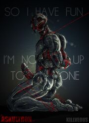 avengers bondage bound killveous machine male male_only marvel mechanical penis robot ultron