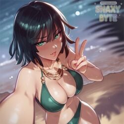 fubuki (one-punch man) from one-punch man by snaxybyte