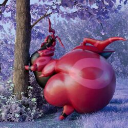 1boy 3d 3d_(artwork) against_tree ass big_ass bug colossal_ass dumptruck_ass enormous_ass fat_ass_feral feral feral_only furry gigantic_ass huge_ass hyper hyper_ass large_ass looking_at_viewer male massive_ass nintendo non-humanoid pokemon quadruped scolipede shorksenjoyer thick_thighs tree video_game_character wide_hips