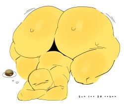 ass_up hyper_ass noob noob_(roblox) roblox robloxian self_upload sex_worker smirk sweat tagme thong toari wobbling_ass