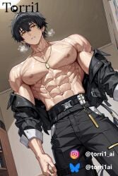 1boy abs ahe_gao ahegao_face ai_generated balls biceps big_balls big_cock big_penis black_hair blush cum cum_drip cum_dripping cum_dripping_from_penis cum_load cum_on_abs cum_on_body cum_on_muscles cum_on_self cumming cumming_on_self cumshot drool drool_on_face drooling ejaculating ejaculating_cum ejaculation erection excessive_cum fapping feeling_pleasured horny horny_face horny_male huge_balls huge_cock jerking_off jerkingoff jewelry large_pectorals lying_on_back male male_focus male_masturbation male_nipples male_only male_rover_(wuthering_waves) masturbate masturbation muscle_veins muscles muscular muscular_arms muscular_body muscular_legs muscular_thighs naked naked_male necklace nipples nude nude_male one-handed_masturbation open_legs open_mouth orgasm orgasm_face pecs penis pleasure pleasure_face pleasured pleasured_face ponytail ripped_abs room rover_(wuthering_waves) seductive seductive_eyes seductive_look seductive_pose seductive_smile short_hair sitting sitting_down six_packs smile solo solo_focus solo_male sweating sweaty teenager testicles thighs tongue tongue_out torri1 uncensored uncensored_penis veins veins_on_dick veiny veiny_arms veiny_muscles veiny_penis wuthering_waves yaoi yellow_eyes