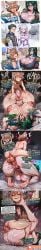 1boy 1femboy 1girls ai_generated ass balls balls_deep ballsack big_ass big_balls big_breasts big_penis breasts breasts_bigger_than_head cat_boy cat_ears cat_tail collar comic comic_page comic_strip crusch_karsten cum cum_in_pussy cum_inside dialogue emilia_(re:zero) english english_text felix_argyle femboy femboy_on_female fur green_hair huge_breasts image_set kemonomimi maddogai messy nakadashi natsuki_subaru penetration penis re:zero_kara_hajimeru_isekai_seikatsu sex shiny_skin size_difference sweat sweatdrop sweating sweaty sweaty_body taller_female testicles text vaginal_penetration veiny veiny_penis watermark wet wet_body