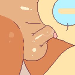 ambiguous_gender animated balls cubone fellatio male minun nintendo oral penis pokemon pokemon_(species) sex straight_hair video_games watermelon_(artist) yaoi