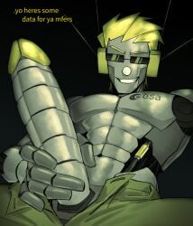 17776 1boy dick dick_focus dick_out dick_pic gijinka juice_(17776) male_focus male_only mechanical metallic_body robot robot_anthro robot_boy robot_humanoid robot_joints robot_penis robotic sunglasses zzoupz