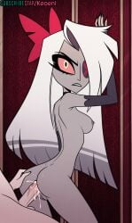 1girls accurate_art_style ai_generated anal anal_sex angel angel_girl angry annoyed big_breasts bleached blush breasts claws colored_sclera colored_skin completely_nude curvy curvy_figure eye_patch female fingers gloves grey_body grey_nipples hair hair_over_one_eye hazbin_hotel hi_res human interspecies keoenl lesbian_with_male light-skinned_male long_fingernails long_hair long_toenails looking_at_viewer navel nipples nude open_mouth penetration penis penis_in_pussy pussy pussy_juice red_bow sex sexy sharp_toenails smile smug soles_female standing_sex subscribestar sweat teeth thick_thighs thighhighs thin_waist toeless_footwear toeless_legwear vaggie_(hazbin_hotel) vivziepop voluptuous voluptuous_female white_hair wide_hips