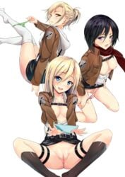 annie leonhardt from attack on titan by momonokizmen