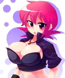 mogumogu_mole nintendo pink_hair pokemon tagme whitney_(pokemon)