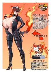 original character from lovemon encyclopedia (akan mori) by daien (daien418)