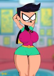 robin (dc) from teen titans by theanonyms
