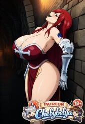 1girl absurdres ai_assisted ai_generated anime anime_style attractive beautiful beautiful_eyes beautiful_lighting best_quality chebybelya cinematic_lighting curvy cute deep_skin detailed detailed_face detailed_skin digital_art erza_scarlet fairy_tail high_quality high_resolution highres masterpiece patreon patreon_username perfect_body sexy sharp_focus signature slim_waist soft_lighting soft_shading solo stylized thick_thighs toned very_aesthetic vibrant_colors watermark wide_hips