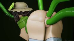 1girls 20_seconds 3d 3d_(artwork) 3d_animation all_three_filled anal anal_sex animated anus ass bottomless bottomless_female brown_hair deepthroat double_penetration dubious_consent green_shirt green_tentacles hat held_by_tentacles lecheryamoreva loop no_panties opennsfwsp oral oral_penetration original_character pussy restrained roblox roblox_avatar robloxian rusmynth self_upload shirt shoes shorter_than_30_seconds sound suspended_in_midair suspended_via_tentacles t-shirt tan_skin tentacle tentacle_in_ass tentacle_in_mouth tentacle_in_pussy tentacle_penetration tentacle_sex tentacles thighs triple_penetration vaginal_penetration video watermark