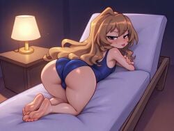 ai_generated aisaka_taiga anus ass ass_focus bending_over butt_crack butt_focus fart fart_cloud fart_everywhere fart_fetish fart_in_face fart_torture farting farting_in_face gassy gassy_ass gassy_female hips in_bed indoors inside living_room perky_anus petite_body petite_female pussy room swimsuit taiga_aisaka toradora! tsundere