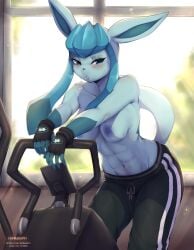 1girls anthro big_breasts breasts evomanaphy female female_focus female_only furry glaceon hi_res highres huge_breasts large_breasts looking_at_viewer naked naked_female nipples nude nude_female pokémon_(species) pokemon pokemon_(species) solo solo_female solo_focus topless