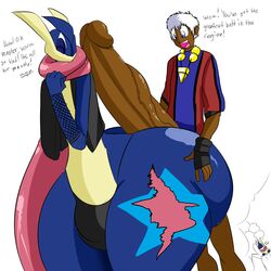 greninja from pokemon by denizen1414