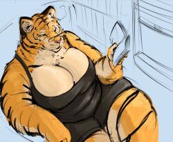 anthro curvy_female doctordj tiger voluptuous