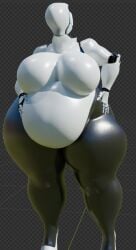 1girls 3d alienwrench belly big_belly big_breasts bottom_heavy breasts faceless faceless_female female female_only gigantic_breasts haydee haydee_(game) pregnant robot robot_girl solo thick_thighs wide_hips