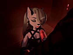 3d animated anthro fellatio furry furry_only helluva_boss loona_(helluva_boss) video