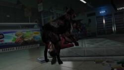 1girls 2boys 3d anal anal_sex blender blowjob brown_hair canid canine canine canine_genitalia canine_penis capcom cerberus_(resident_evil) claire_redfield clothed clothed_sex cum cum_in_ass cum_in_mouth cum_in_pussy darktronicksfm deep_blowjob deepthroat doberman dog_penis domestic_dog face_fucking fellatio female female_penetrated feral gangbang grabbing_own_breast group group_sex interspecies knot light-skinned_female long_hair male male/female male_on_female male_penetrating male_penetrating_female mattress monster open_mouth oral oral_sex penis resident_evil resident_evil_2 resident_evil_2_remake sex sound spitroast sword_swallowing_position tagme tied_hair tongue_out video video_game_character white_skin zombie zombie_dog zoophillia