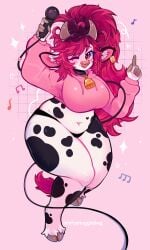 1girls anthro chubby chubby_female cow_girl female midriff mistysnugglebug