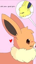 animal_genitalia blowjob bolt_(eeveelution_squad) brown_eyes brown_fur canine_penis cum cum_in_mouth cum_inside eevee eeveelution eeveelution_squad feral feral_on_feral generation_1_pokemon incest jolteon pearl_(eeveelution_squad) pokemon pokemon_(species) sigma_rizz yellow_fur